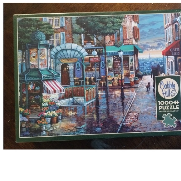 Cobble Hill Paris Street Scene Puzzle 1000‎ Piece Sealed Random Cut Poster - Picture 5 of 5